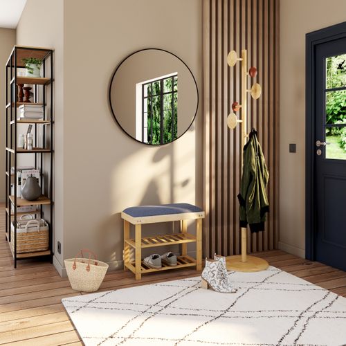 Porte-manteaux H. 178 cm NAYU Café / Naturel vue d'ambiance 1