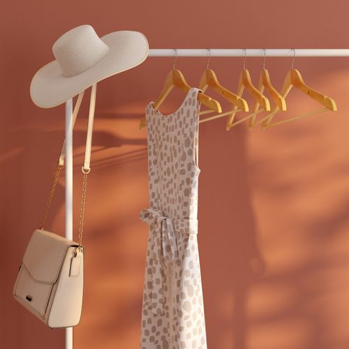 Lot 5 cintres WOOD Naturel