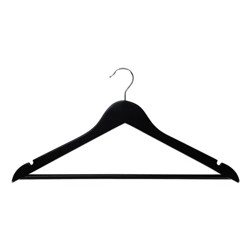 Lot 5 cintres WOOD Noir