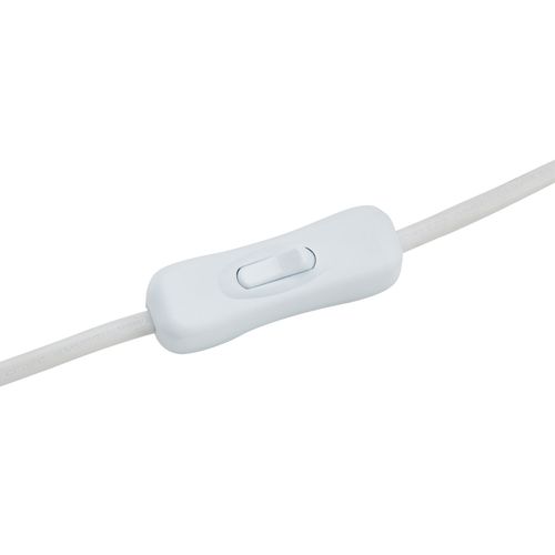 Lampe à poser H. 26 cm LIZZY Blanche