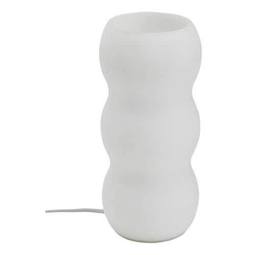 Lampe à poser H. 26 cm LIZZY Blanche