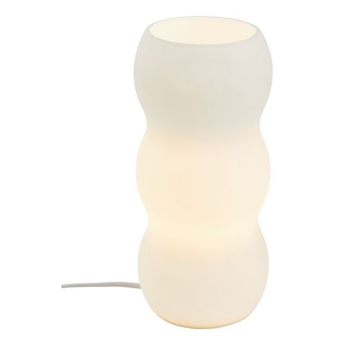 Lampe à poser H. 26 cm LIZZY Blanche