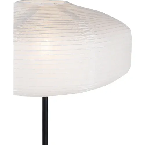 Lampadaire H. 150 cm KIKO Noir et blanc vue détaillée