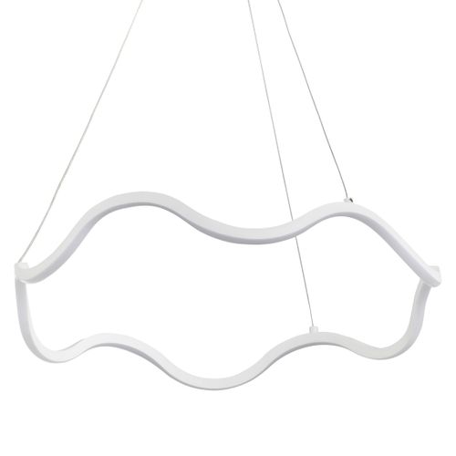 Suspension Led D. 50 cm ANILLO Blanche