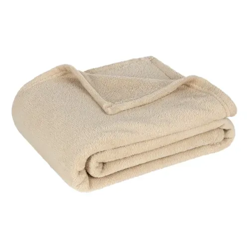 Plaid 130x170 cm TENDRESSE Beige