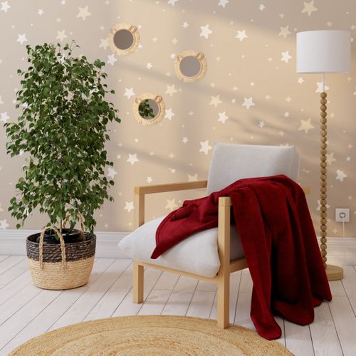 Plaid 130x170 cm TENDRESSE Rouge vue d'ambiance 1