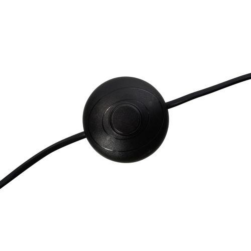 Lampadaire trépied H. 140 cm TERRENCE Noir et naturel vue accessoires