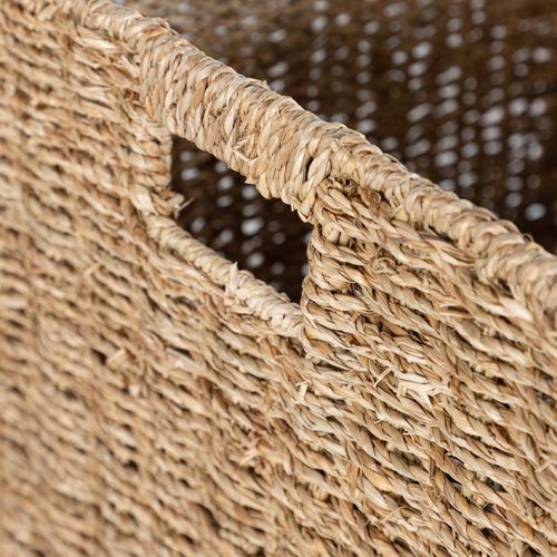 Panier H31 cm JONC DE MER Naturel vue détaillée