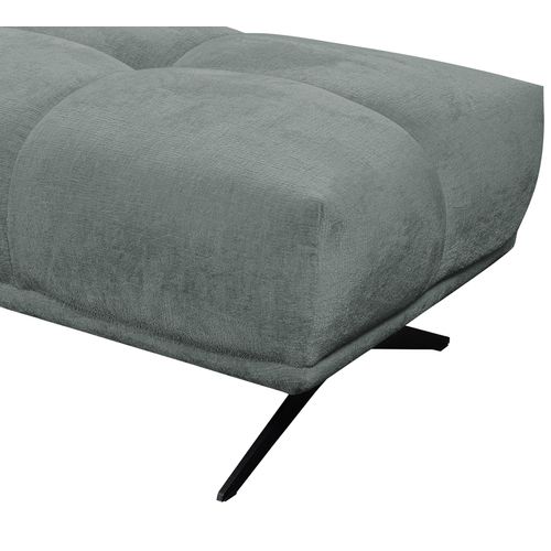 Pouf GIOVANNI tissu aqua vue accessoires