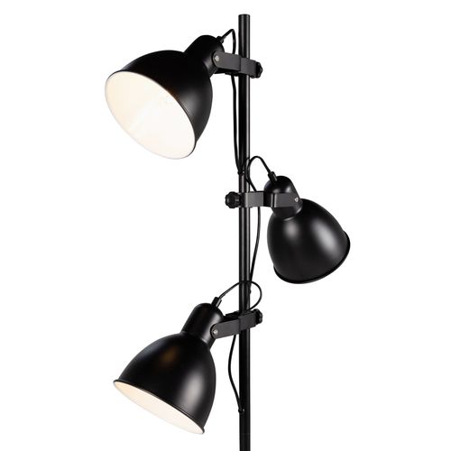 Lampadaire 3 lumières H.165 cm ANTIGUA Noir