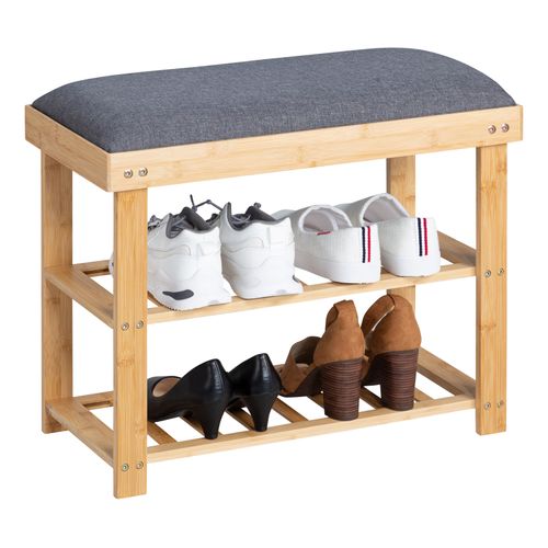Banc range chaussures PHILS Gris / Naturel