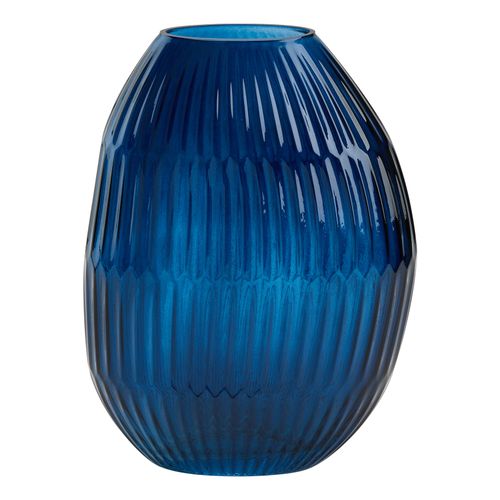 Vase H. 24 cm VALORIS Bleu vue de face