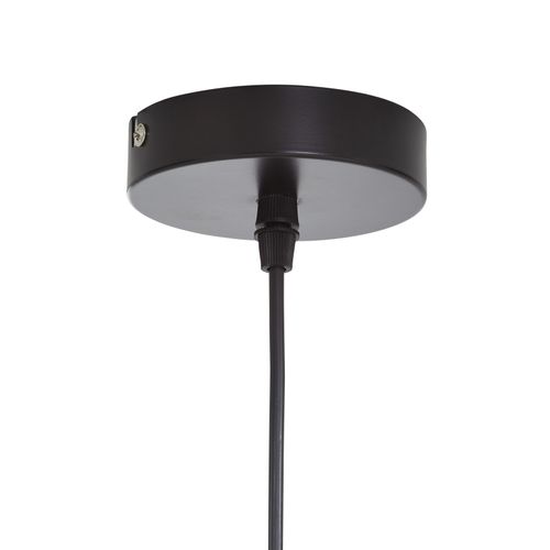 Suspension en métal D. 30 cm MAPPEMONDE 2 Noire