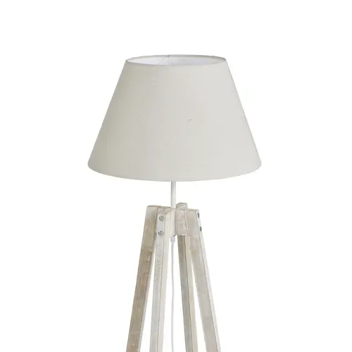 Lampadaire H. 155 cm ZAKINA Blanc antique