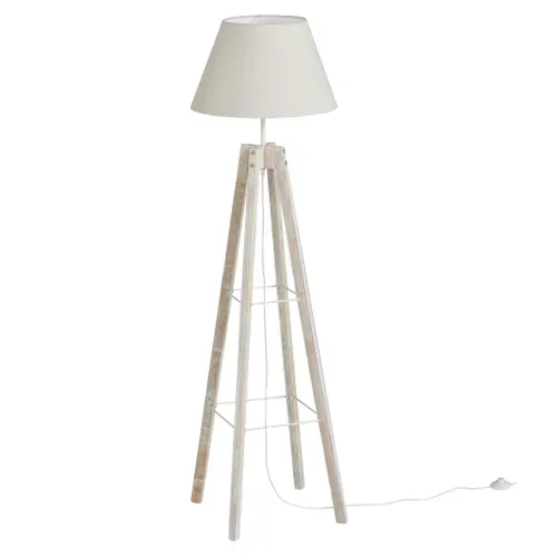 Lampadaire H. 155 cm ZAKINA Blanc antique