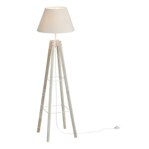 Lampadaire H. 155 cm ZAKINA Blanc antique