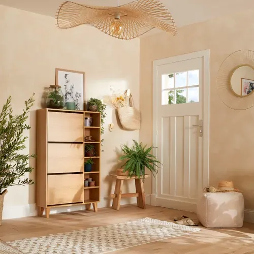 Suspension D. 80 cm LAILA Naturel vue d'ambiance 1