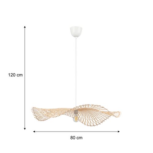 Suspension D. 80 cm LAILA Naturel