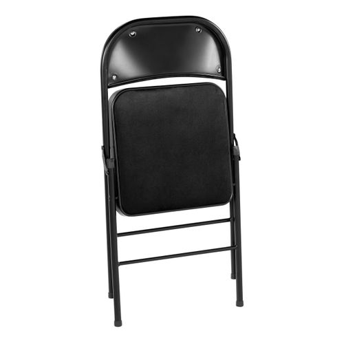 Chaise pliante H.78 cm SOREN Noir