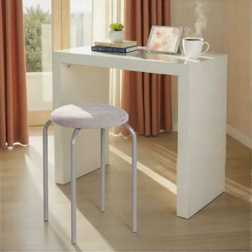 Tabouret H.46 cm SOREN Gris vue d'ambiance 1