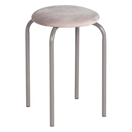 Tabouret H.46 cm SOREN Gris vue 3/4