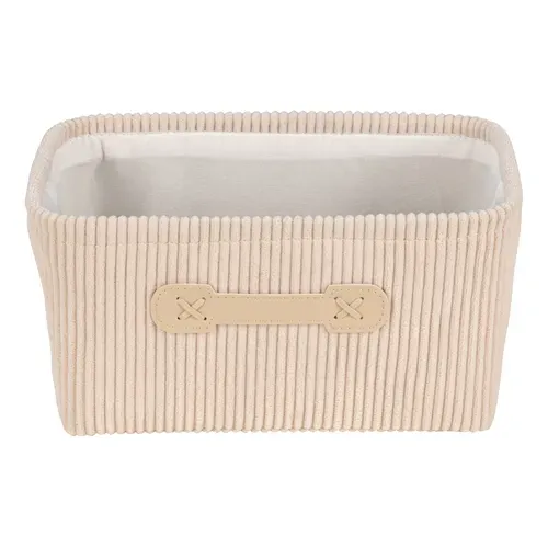 Panier Taille S VELLUTO Beige vue de face