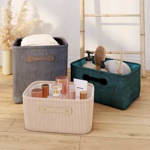 Panier Taille L VELLUTO Gris vue d'ambiance 1