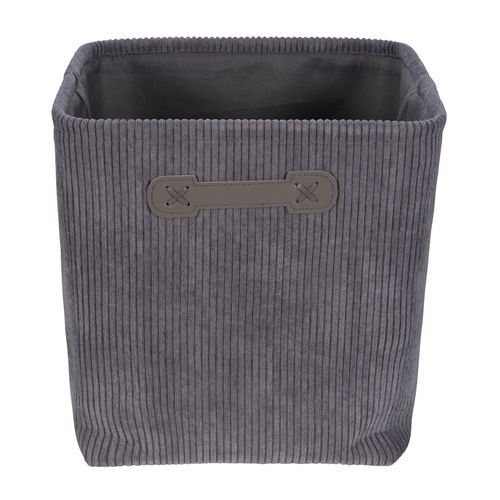 Panier Taille L VELLUTO Gris vue de face