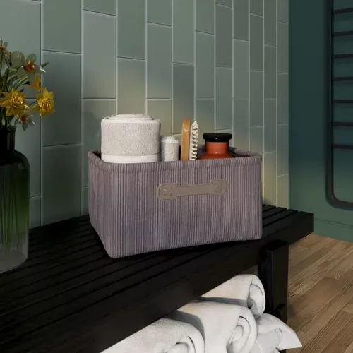 Panier Taille M VELLUTO Gris vue d'ambiance 1