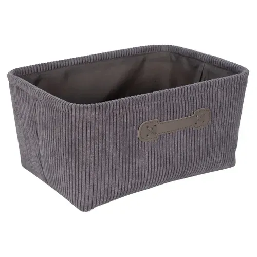 Panier Taille M VELLUTO Gris vue 3/4
