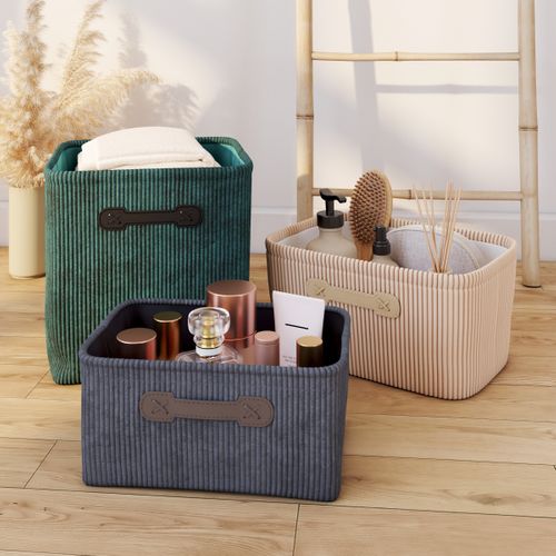 Panier Taille S VELLUTO Gris vue d'ambiance 1