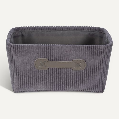 Panier Taille S VELLUTO Gris vue de face