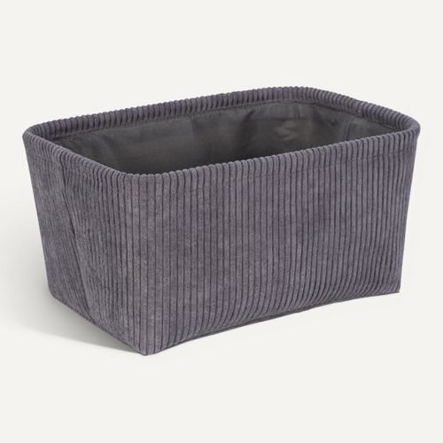 Panier Taille S VELLUTO Gris vue de derrière