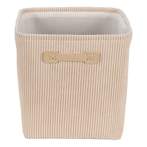 Panier Taille L VELLUTO Beige vue de face