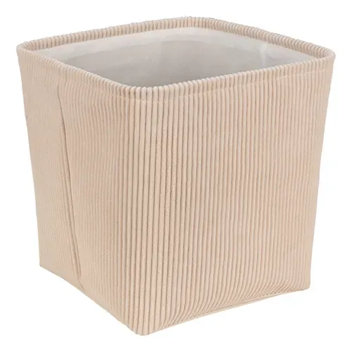 Panier Taille L VELLUTO Beige vue de derrière