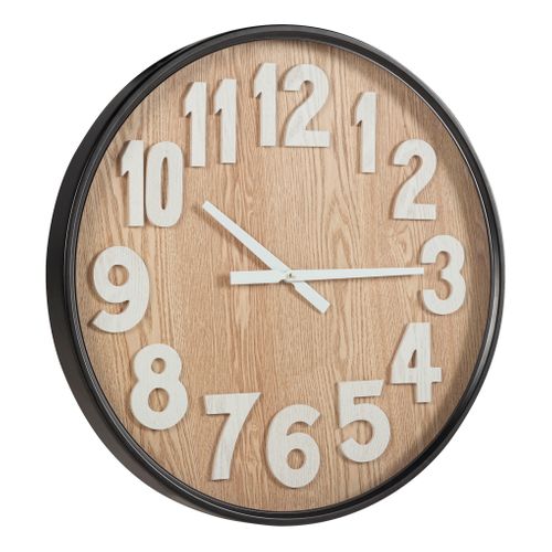 Horloge Ø 67 cm JUDDY Naturel vue 3/4