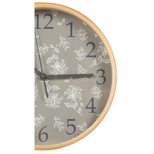 Horloge fleurs Ø 25,5 cm ISABEAU Multicouleur vue détaillée