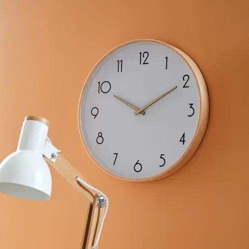 Horloge Ø 40,5 cm JOY Blanc vue d'ambiance 1