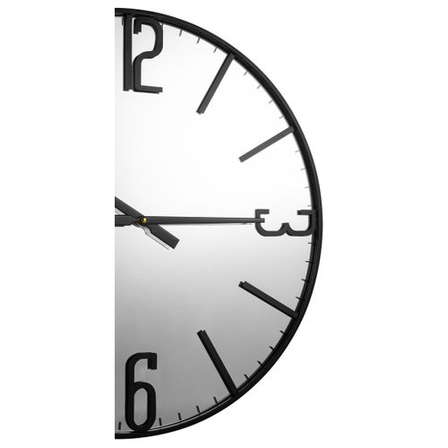 Horloge Ø 60 cm ROMY Noir