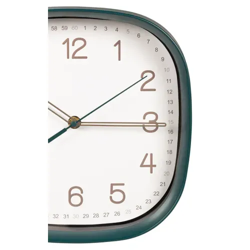 Horloge murale Ø 25 cm SUZY Vert vue détaillée