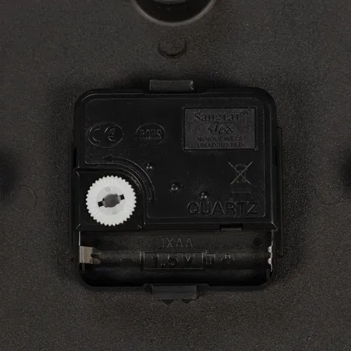 Horloge Ø 20 cm HOUR 4 Blanc vue accessoires