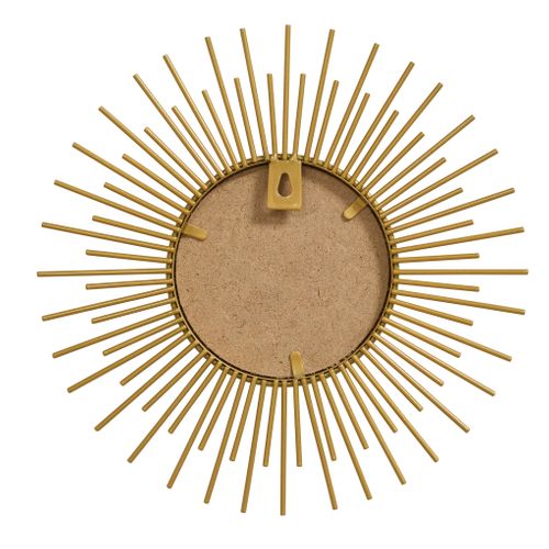 Miroir doré Ø 25 cm SHINE Doré vue accessoires