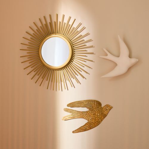 Miroir doré Ø 25 cm SHINE Doré vue d'ambiance 1