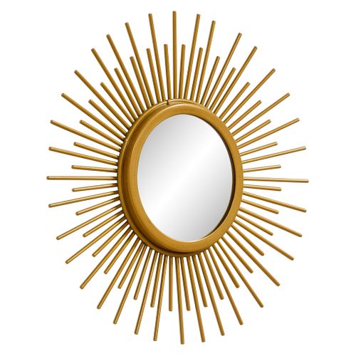 Miroir doré Ø 25 cm SHINE Doré vue 3/4