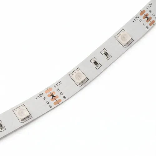 Ruban LED 5 mètres dimmable RVB vue détaillée