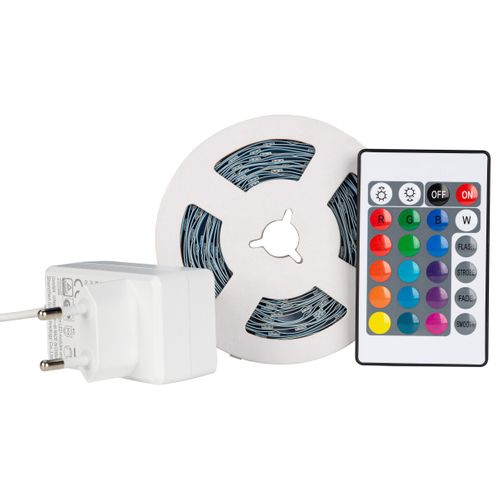 Ruban LED 5 mètres dimmable  RVB vue de face