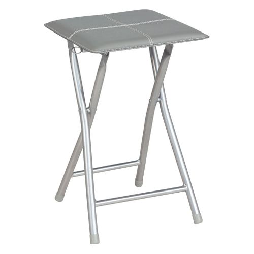 Tabouret pliant TENCO 5 Gris vue 3/4