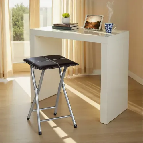 Tabouret pliant TENCO 5 Marron vue d'ambiance 1