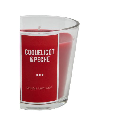 Bougie 130g ALINA Coquelicot pêche vue détaillée