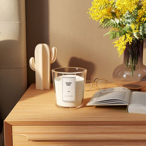 Bougie 500g ALINA Amande miel